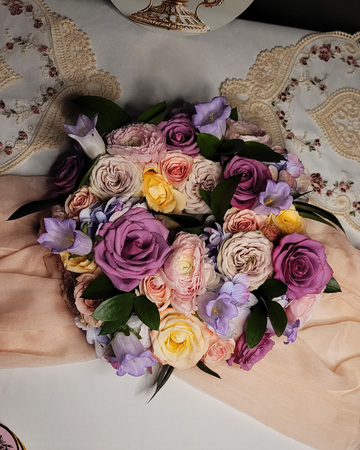 Couronne florale - centre de table